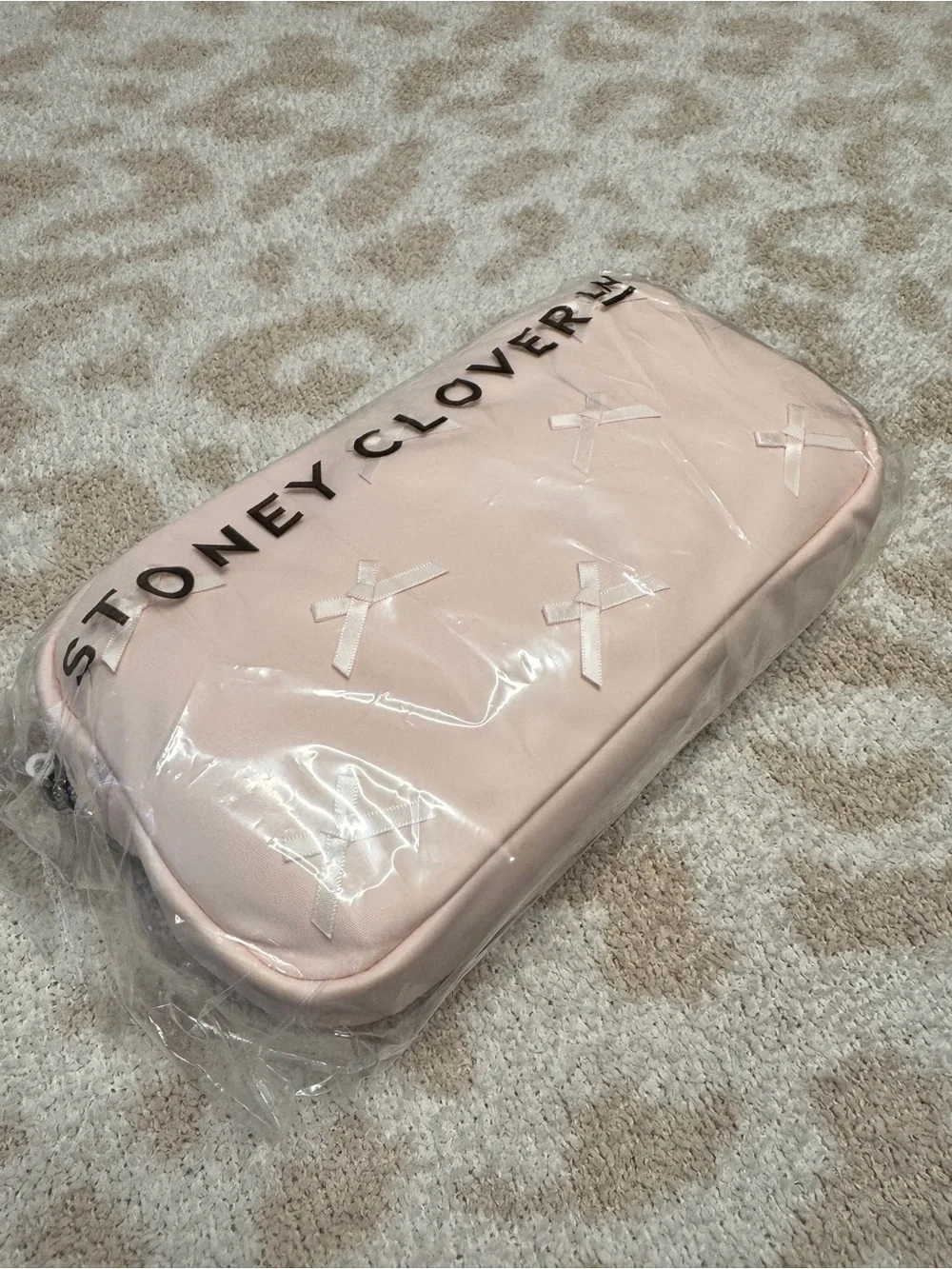 Stoney Clover Small Pouch with Bows - Ballet Slippers